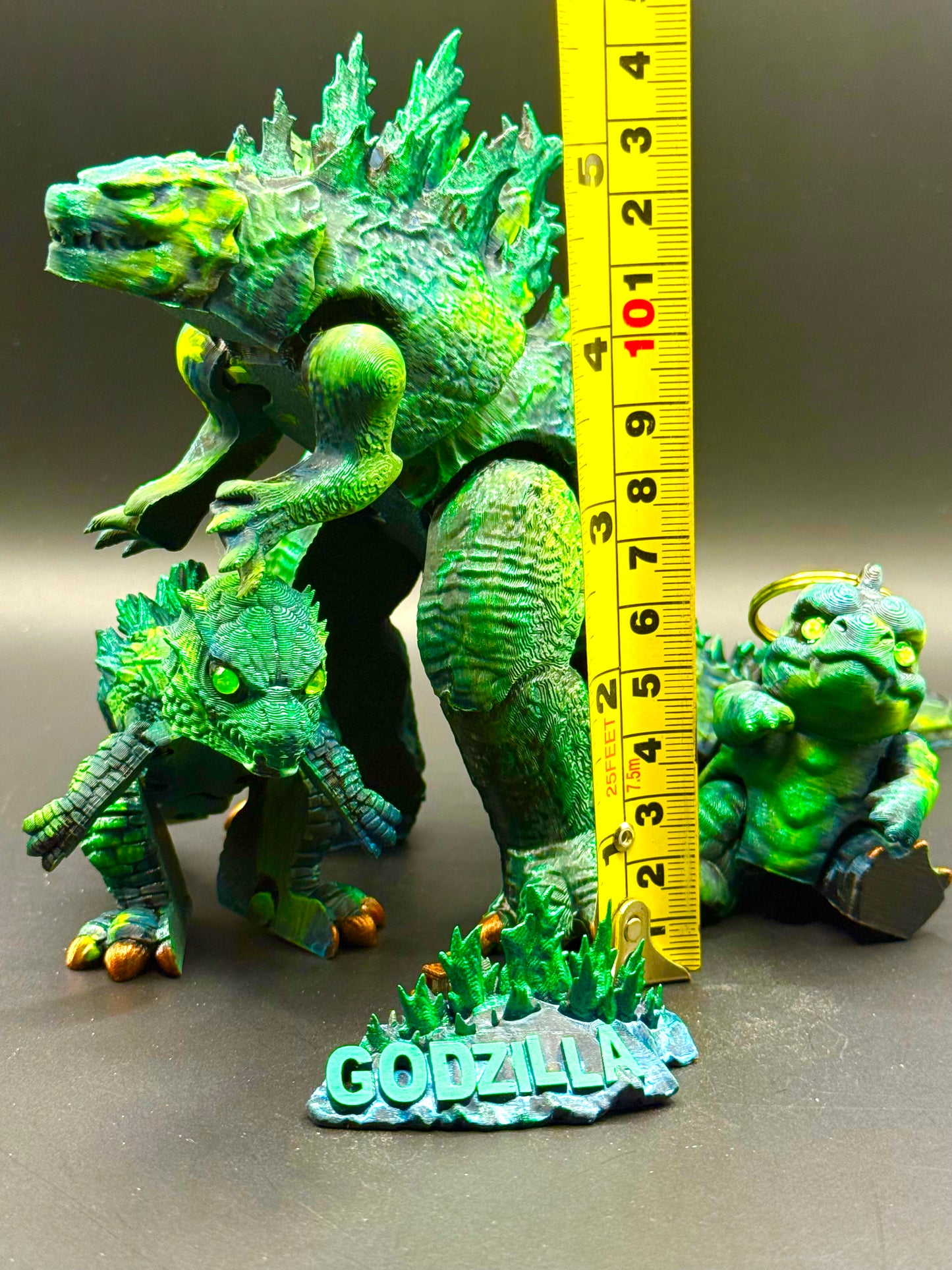 Godzilla set 3 reptilian